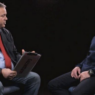 Paolo Condò e José Mourinho in una puntata di &quot;Condò Confidential&quot;