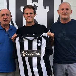 Il ds Azzolina, Pavan e mister Berta