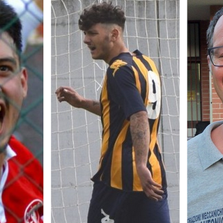 Pivesso (Trofarello), Spoto (San Mauro) e mister Ballario del San Giacomo