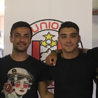 Il presidente dell'Union Casciello, Anello, Rossero e il ds Lazzaro