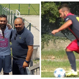 Gianmarco Sanna con mister Veneziano