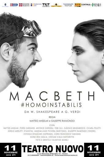Al Teatro Nuovo di Torino appuntamento con “Macbeth #Homoinstabilis”