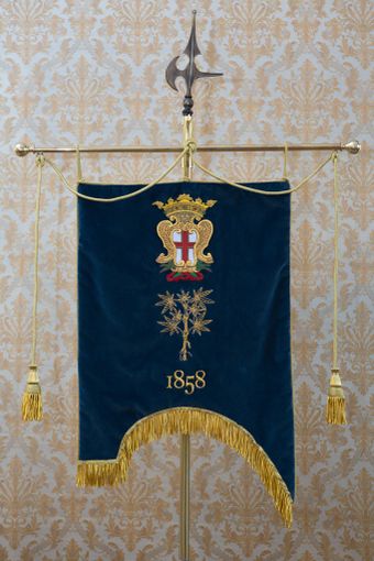 Storico Carnevale Ivrea, ecco il nuovo Labaro