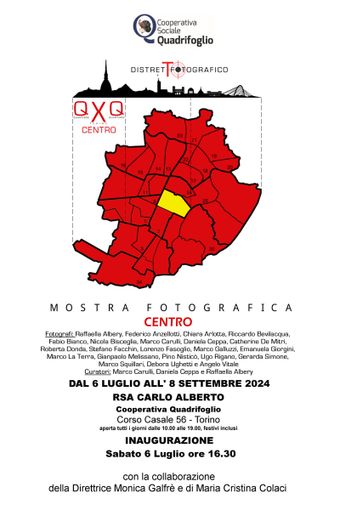 La Rsa Carlo Alberto organizza la mostra fotografica "QuartierexQuartiere" La Rsa Carlo Alberto organizza la mostra fotografica "QuartierexQuartiere"