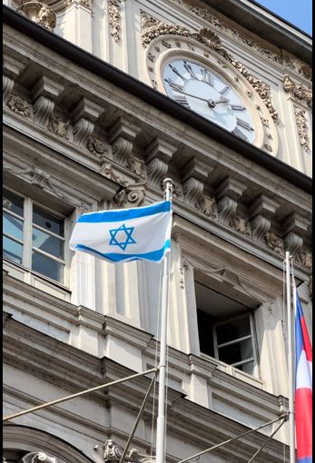 silvio viale e bandiera israele