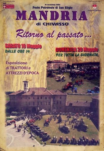 Chivasso, raduno di trattori e attrezzature d'epoca sabato 19 maggio
