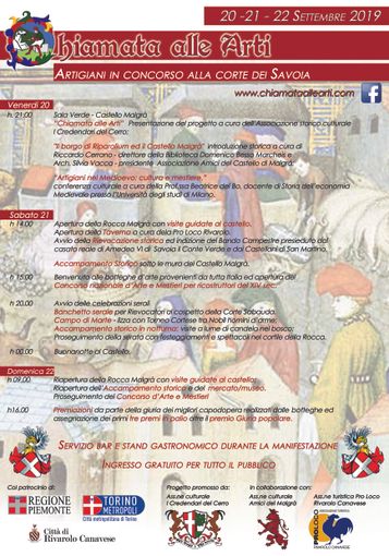 "Chiamata alle arti" al Castello Malgrà di Rivarolo "Chiamata alle arti" al Castello Malgrà di Rivarolo
