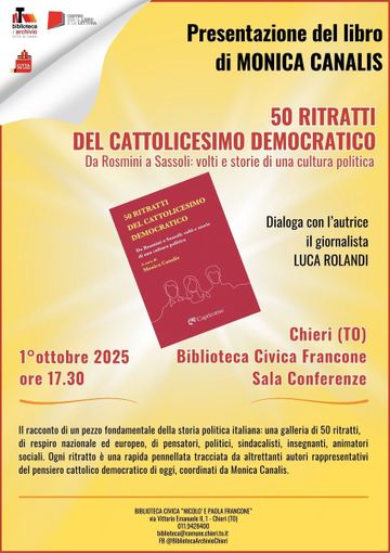 la locandina di presentazione dell'evento