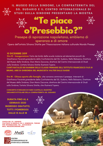 Domani l'inaugurazione del presepe napoletano nella chiesa del SS. Sudario