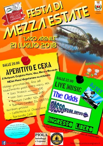 Festa di mezza estate a Carignano Festa di mezza estate a Carignano