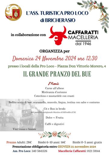 Bricherasio si prepara a celebrare una delle sue tradizioni gastronomiche Bricherasio si prepara a celebrare una delle sue tradizioni gastronomiche