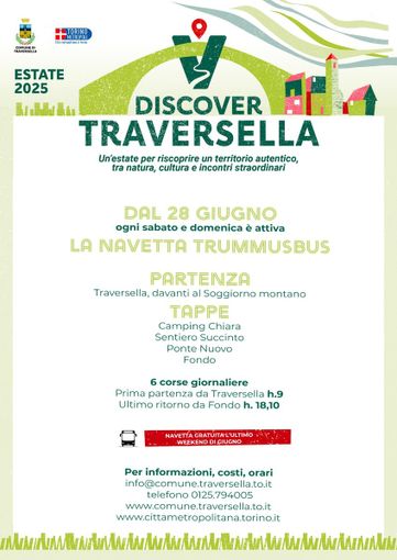 Estate a Traversella fa rima con navetta