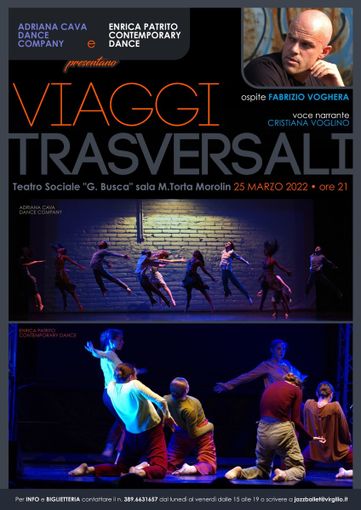 Viaggi trasversali: Enrica Patrito e Adriana Cava al teatro sociale “G.Busca” di Alba