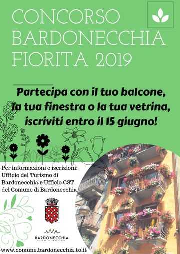 Si apre il concorso “Bardonecchia Fiorita 2019: Finestre, Balconi e Vetrine fiorite” Si apre il concorso “Bardonecchia Fiorita 2019: Finestre, Balconi e Vetrine fiorite”