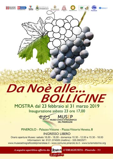 Da noé alle bollicine: al Musep di Pinerolo una mostra sulla storia della vite