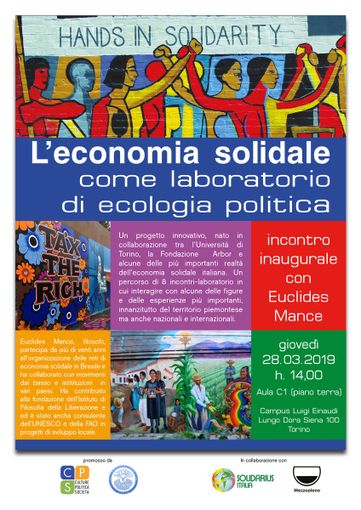 L'economia solidale come laboratorio di ecologia politica diventa un corso all'Università L'economia solidale come laboratorio di ecologia politica diventa un corso all'Università