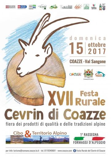 A Coazze il 14 e 15 ottobre la festa rurale del Cevrin A Coazze il 14 e 15 ottobre la festa rurale del Cevrin