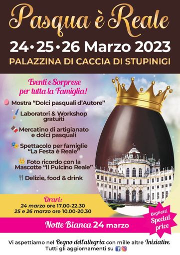 Voglia di Pasqua? La Pasqua è reale alla Palazzina di caccia di Stupinigi!