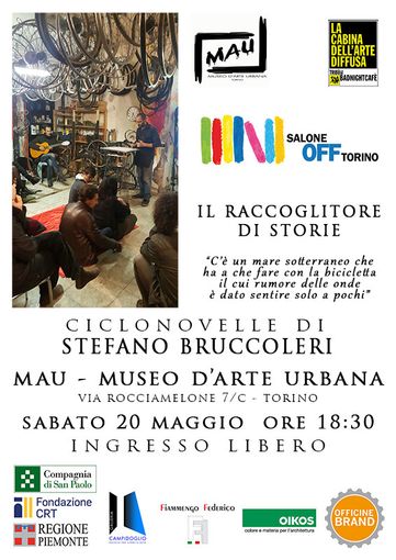 Stefano Bruccoleri al Museo d'Arte Urbana per il Salone Off di Torino