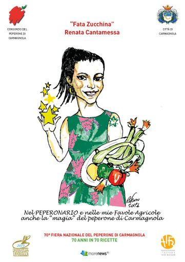 Fiera del Peperone di Carmagnola: presente anche il famoso cartoonist Tiziano Riverso