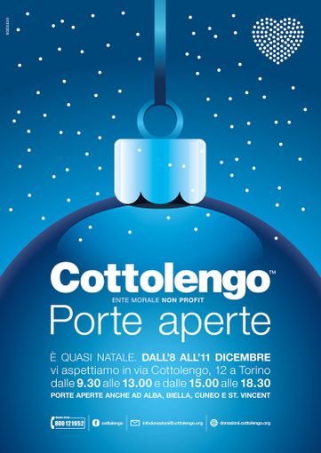 Cottolengo &quot;Porte Aperte&quot; dall'8 all'11 dicembre