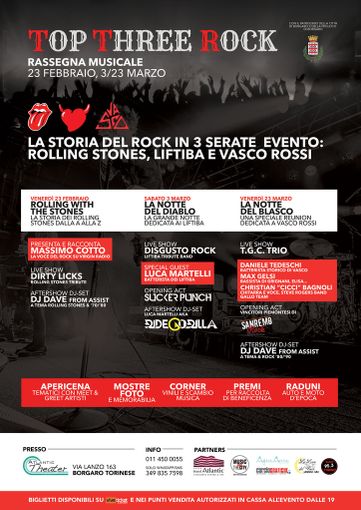 Si avvicina il momento di Top Three Rock Si avvicina il momento di Top Three Rock