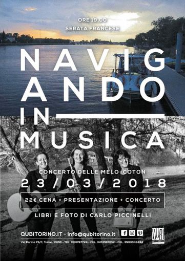 Domani sera all'Associazione Culturale Qubi si naviga in musica