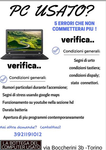 Computer usato: tutti i trucchi per andare a colpo sicuro