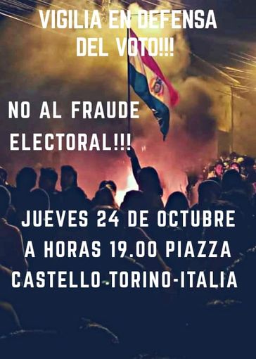 Stasera i cittadini boliviani manifestano in piazza Castello per difendere la democrazia nel loro Paese Stasera i cittadini boliviani manifestano in piazza Castello per difendere la democrazia nel loro Paese