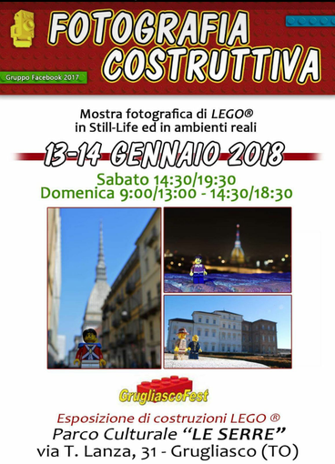 Grugliasco, oggi e domani la mostra "Mattoncini in festa" dedicata alle costruzioni Lego® Grugliasco, oggi e domani la mostra "Mattoncini in festa" dedicata alle costruzioni Lego®