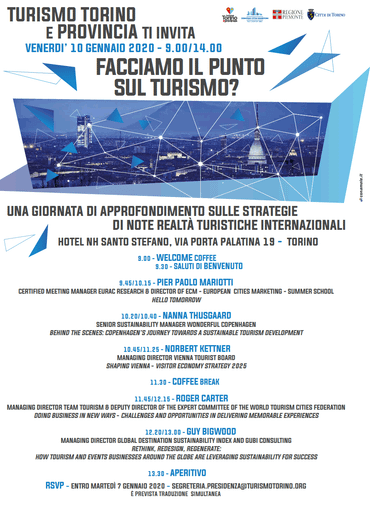 Il turismo internazionale si racconta a Torino