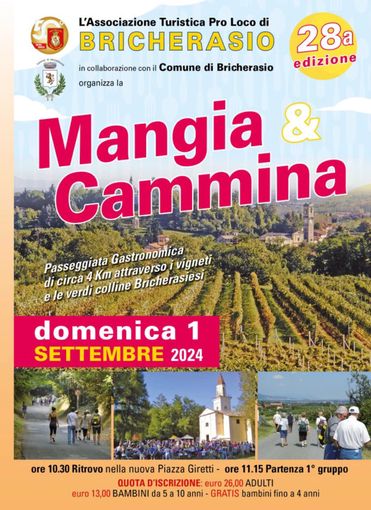 Sono aperte le iscrizioni per l’edizione 2024 della Mangia &amp; Cammina
