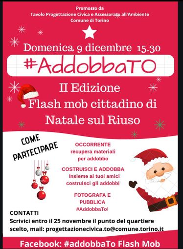 #addobaTO2018, Flash Mob di Natale della Città di Torino #addobaTO2018, Flash Mob di Natale della Città di Torino