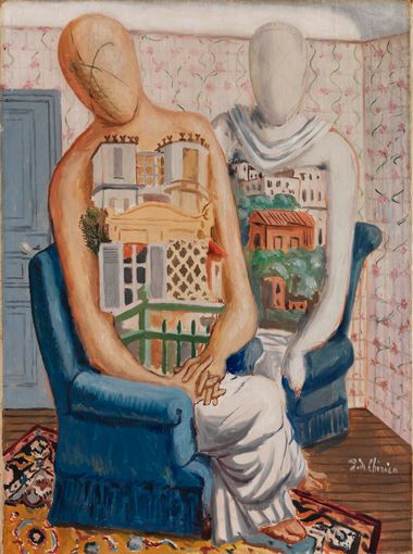 6 De Chirico-Le muse in villeggiatura, 1927