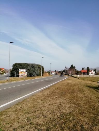 La provinciale 161 a Bricherasio