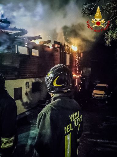 Il rogo dell'abitazione