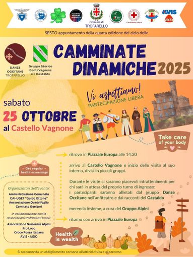 La locandina dell'evento di sabato 25 ottobre La locandina dell'evento di sabato 25 ottobre