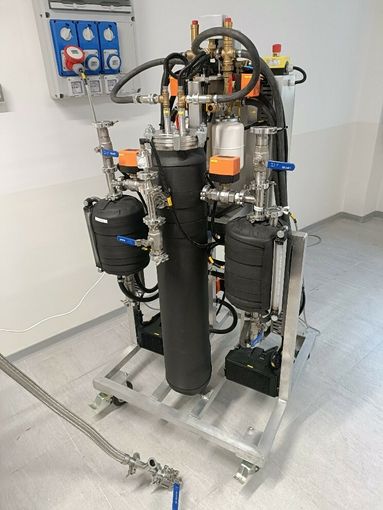 Il prototipo testato al Politecnico di Torino Il prototipo testato al Politecnico di Torino