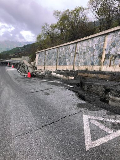 Champlas du Col, prosegue il monitoraggio del movimento franoso