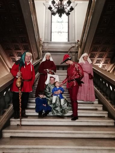 A Palazzo Cisterna visita animata con i Credendari del Cerro di Ciriè A Palazzo Cisterna visita animata con i Credendari del Cerro di Ciriè