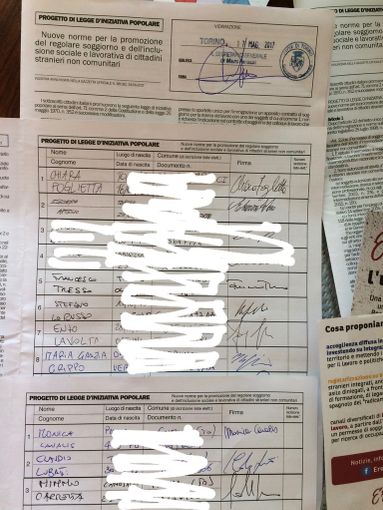 "Ero straniero", adesione anche dai consiglieri comunali di Torino alla campagna dei Radicali "Ero straniero", adesione anche dai consiglieri comunali di Torino alla campagna dei Radicali