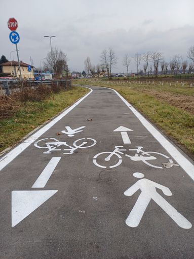 Aperta la nuova pista ciclabile tra Mappano e Torino Aperta la nuova pista ciclabile tra Mappano e Torino