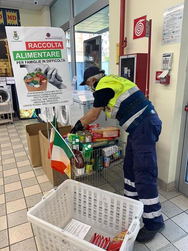 La Protezione Civile di Nichelino continua la distribuzione di cibo solidale