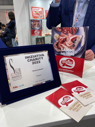 Raspini premiata con due &quot;Salumi&amp;Consumi Awards&quot;
