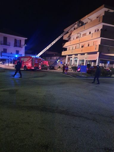 Incendio a Luserna San Giovanni