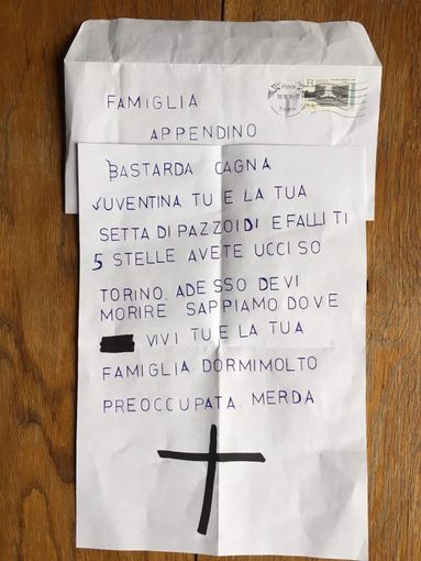 Lettera minatoria inviata ad Appendino: la Procura ipotizza il reato di minacce aggravate Lettera minatoria inviata ad Appendino: la Procura ipotizza il reato di minacce aggravate