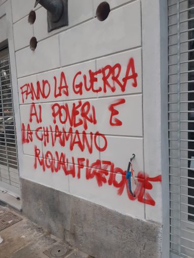 Borgo Rossini, dopo i raid anarchici la Circoscrizione chiede fondi per aiutare i commercianti
