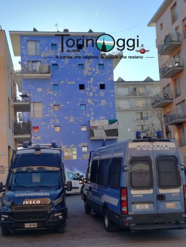 Un'immagine dello sgombero lo scorso marzo