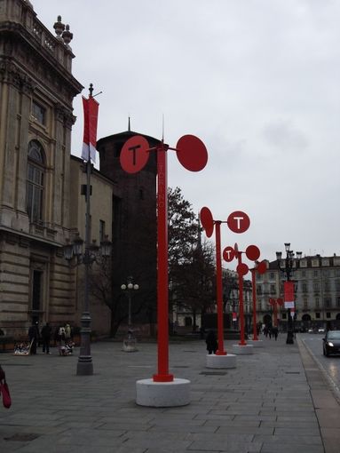 Torino, al parco Ruffini gli steli del Look of the City