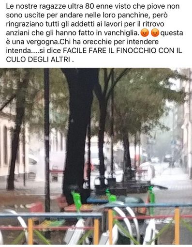 Post polemico nella Circoscrizione 7 Post polemico nella Circoscrizione 7